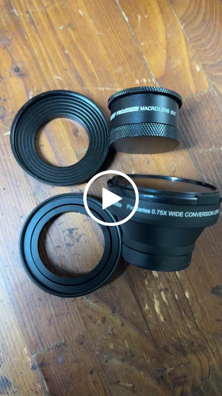 Customer video review of 58mm Filter Adapter for 37mm Mount