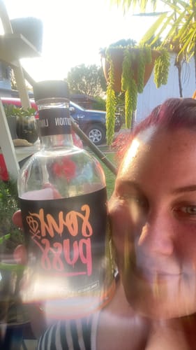 Customer photo review of Sour Puss Peach 3-Pack 700ml