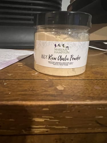 Customer photo review of 100% Raw Amla Powder