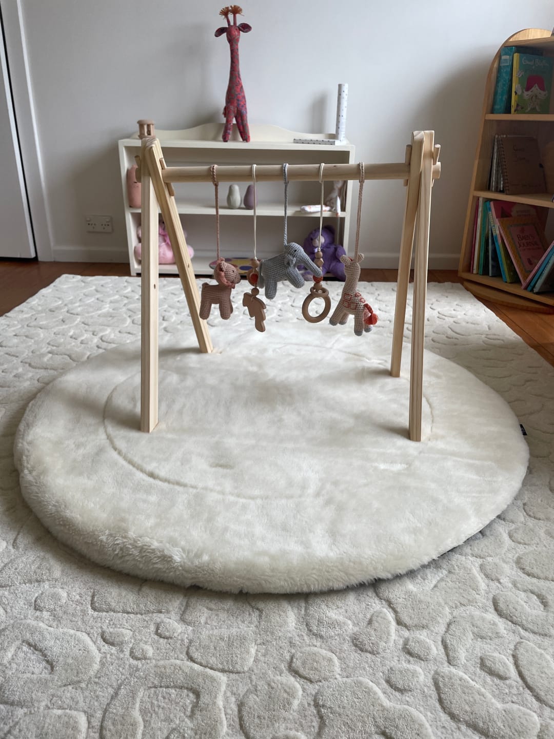 Customer photo review of Australian Washable Wool Activity Play Mat
