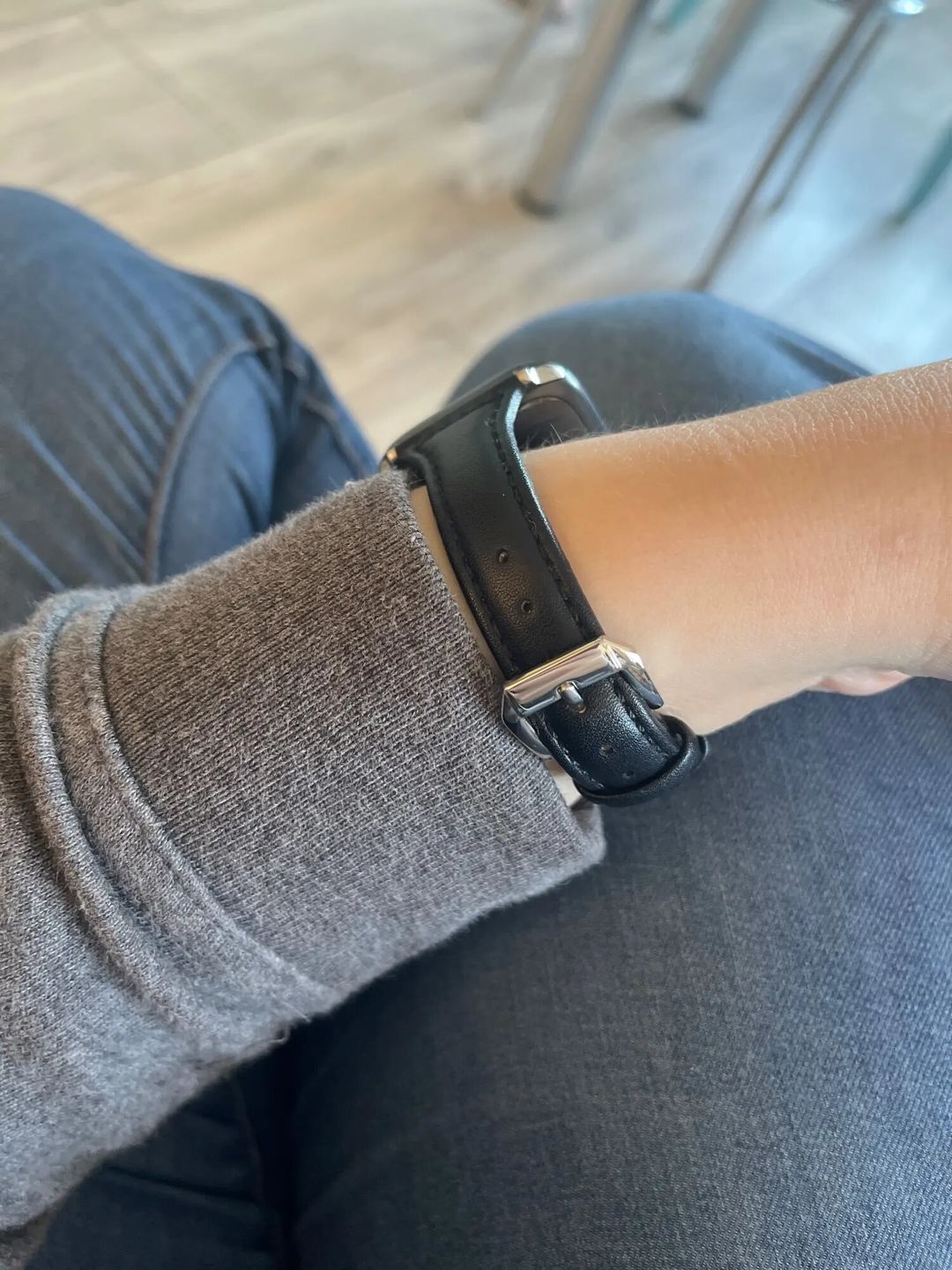 Customer photo review of Appel Watch Lederband "Dublin"