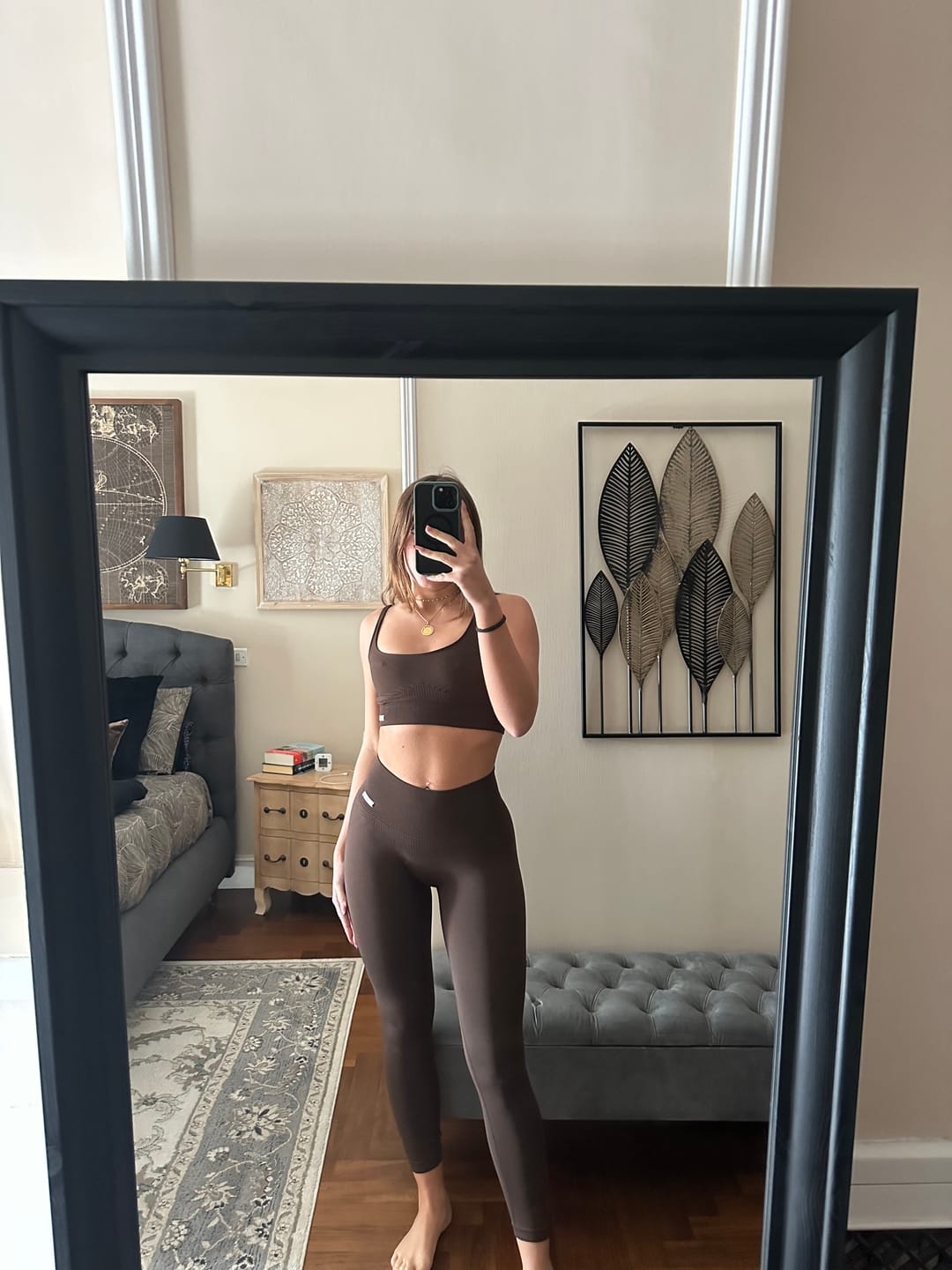 Customer photo review of Leggings Confidence Cioccolato