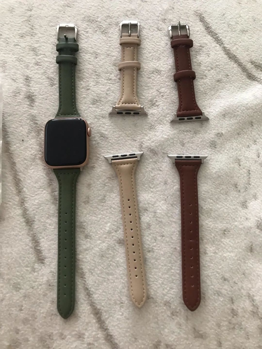 Customer photo review of Appel Watch Lederband "Dublin"