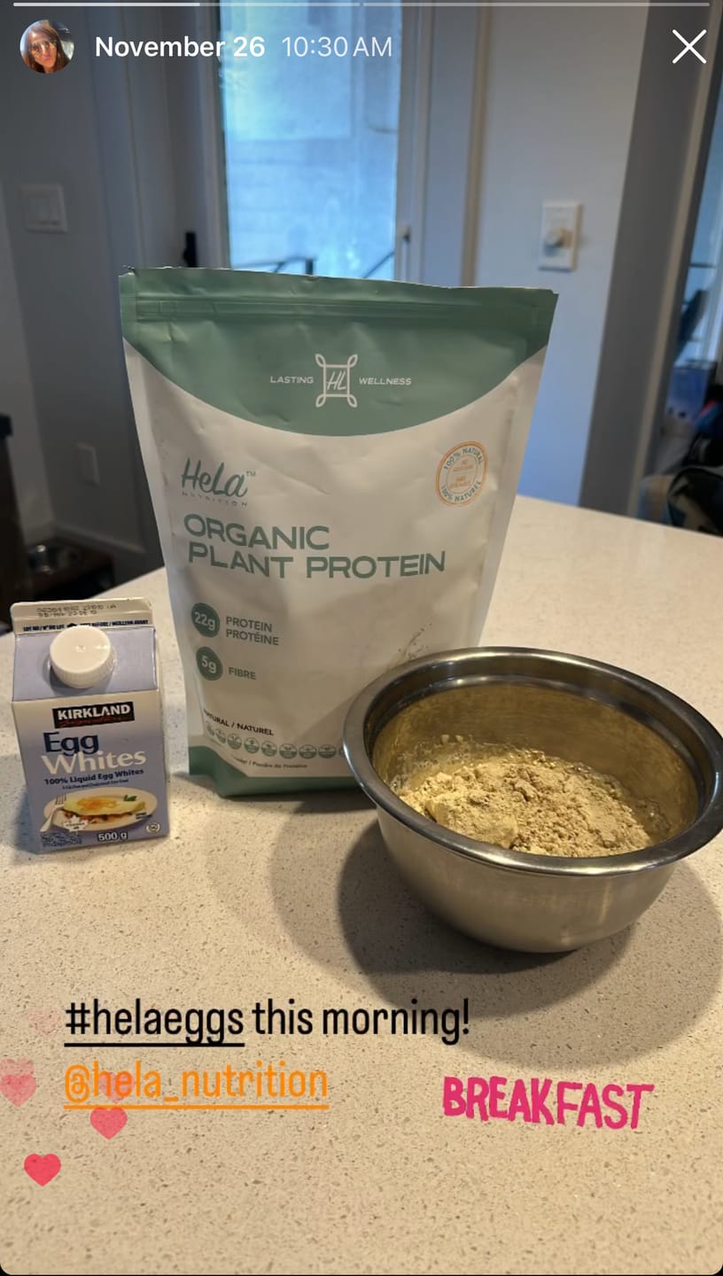 Customer photo review of Organic Plant Protein