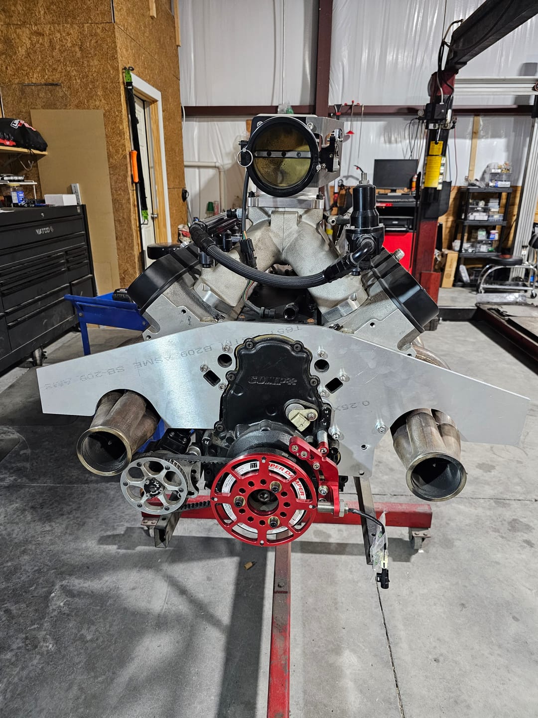 Customer photo review of Motion Raceworks LS Motor Plate w/ Header Cutouts LS1 LS2 LS3 LS6 LS7 LSA LS9 LSX