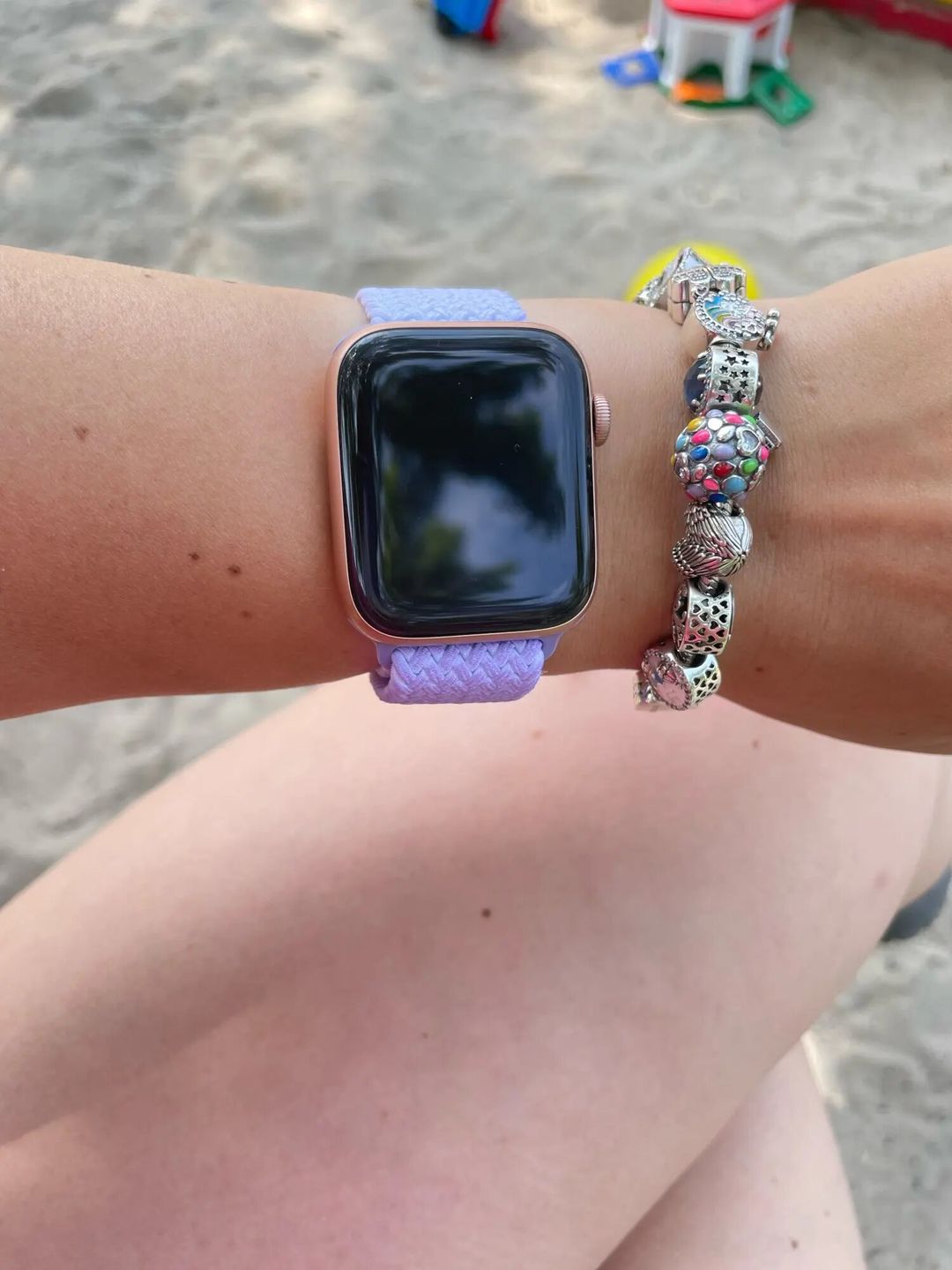 Customer photo review of Appel Watch Nylonband "Flow"