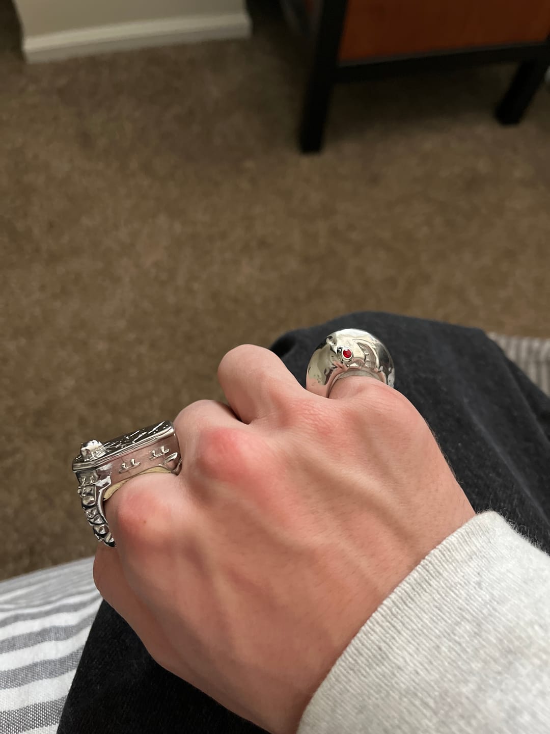 Customer photo review of XL LUNA RING