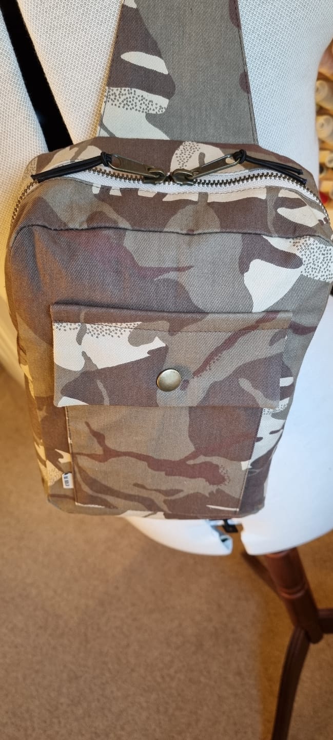 Customer photo review of Camouflage 100% Cotton Drill Fabric