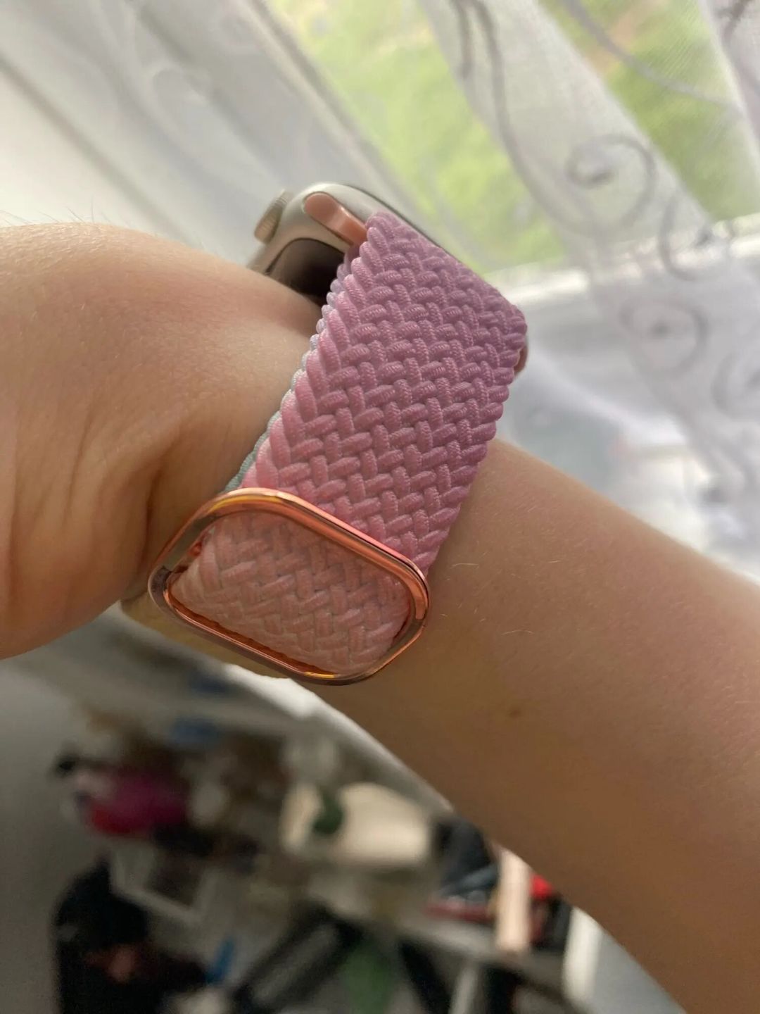 Customer photo review of Appel Watch Nylonband "Flow"