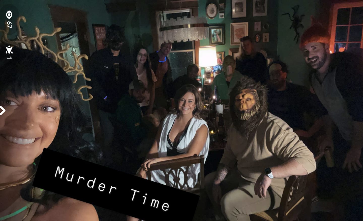 Customer photo review of Halloween Murder Mystery Game Kit - Monster Mansion