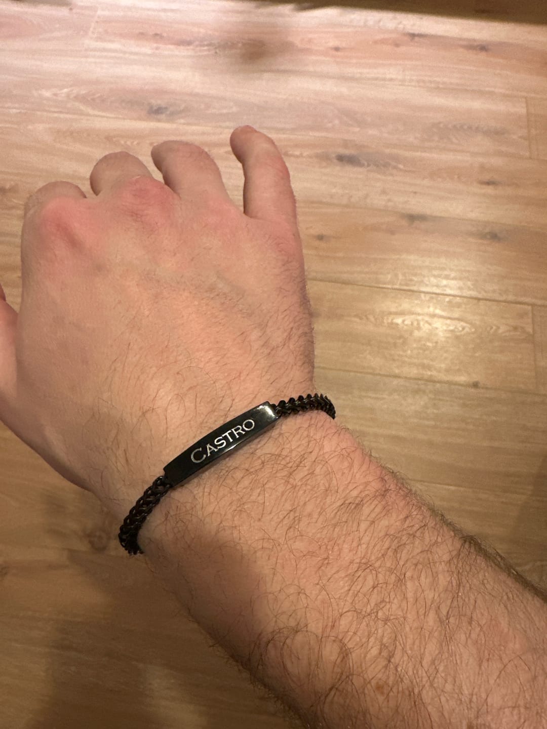 Customer photo review of Franco Link ID Urn Bracelet | 4MM