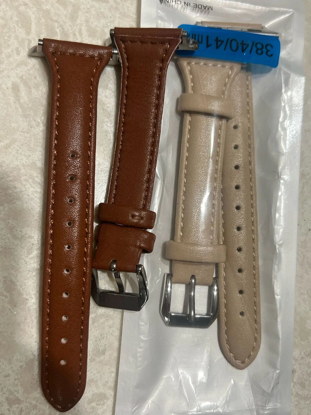 Customer photo review of Appel Watch Lederband "Dublin"