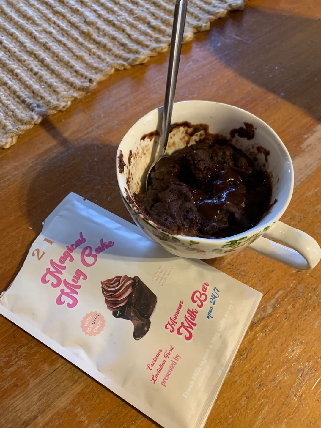 Customer photo review of 2-IN-1 MAGICAL MUG CAKE MIX