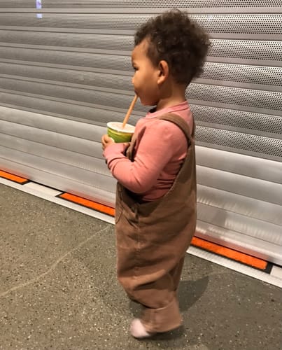 Customer photo review of Cord Overalls
