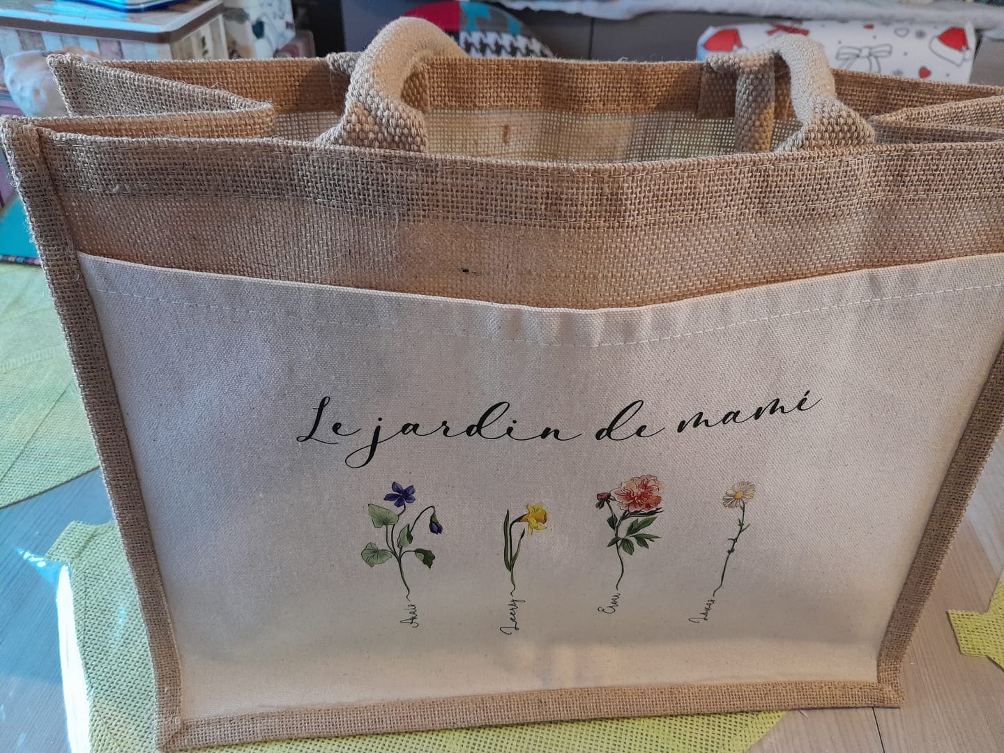 Customer photo review of Le jardin de mamie - Grands-parents - Sac