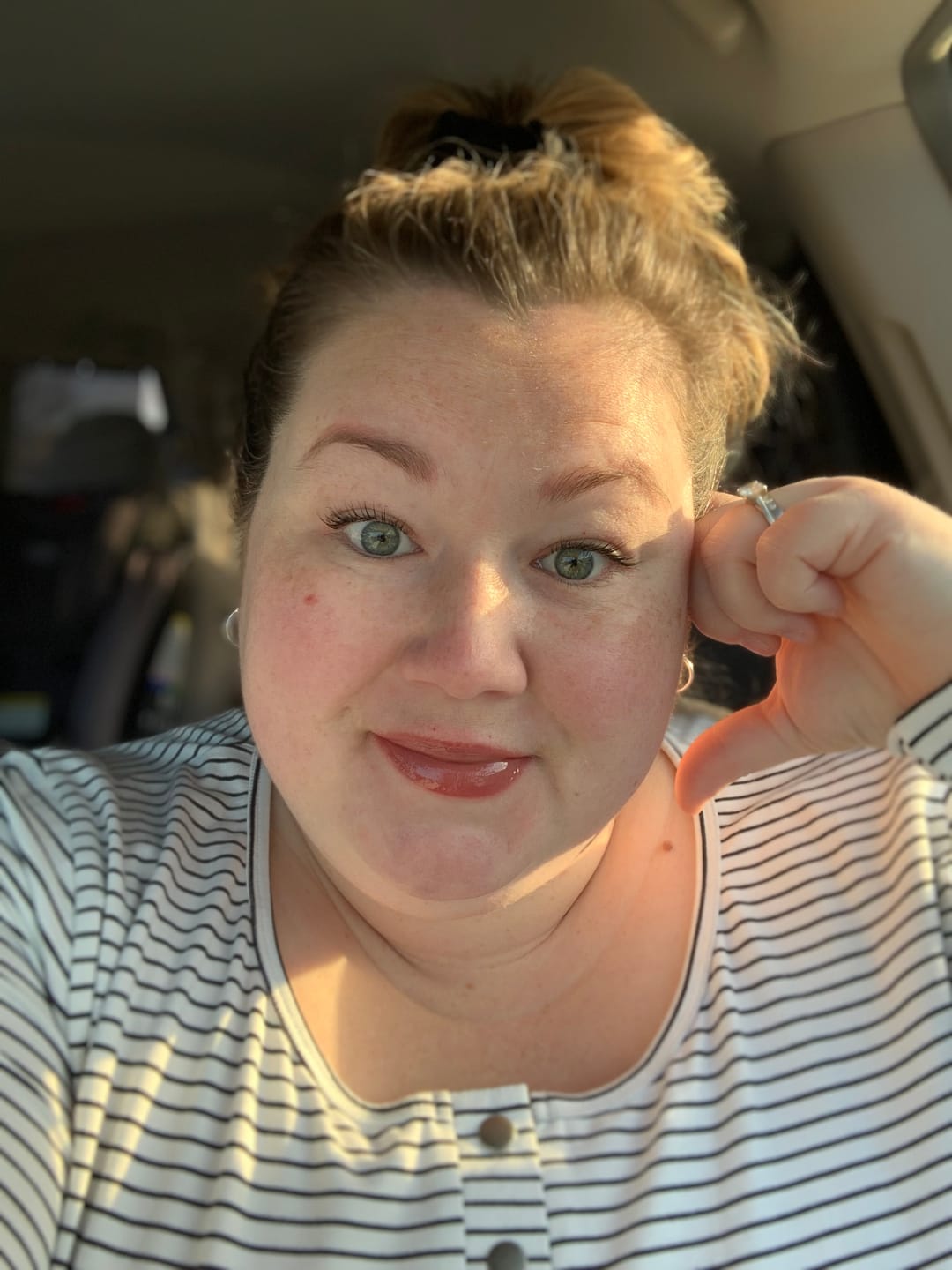 Customer photo review of *Freshly Baked* Long Sleeve Henley