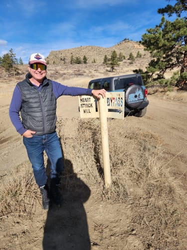 Customer photo review of Sasquatch or Bigfoot Spare Tire Cover for Bronco