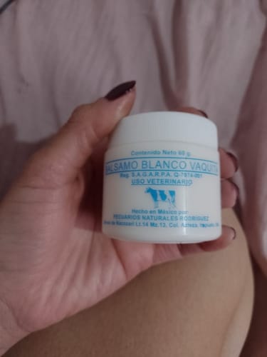 Customer photo review of Bálsamo Blanco Vaquita