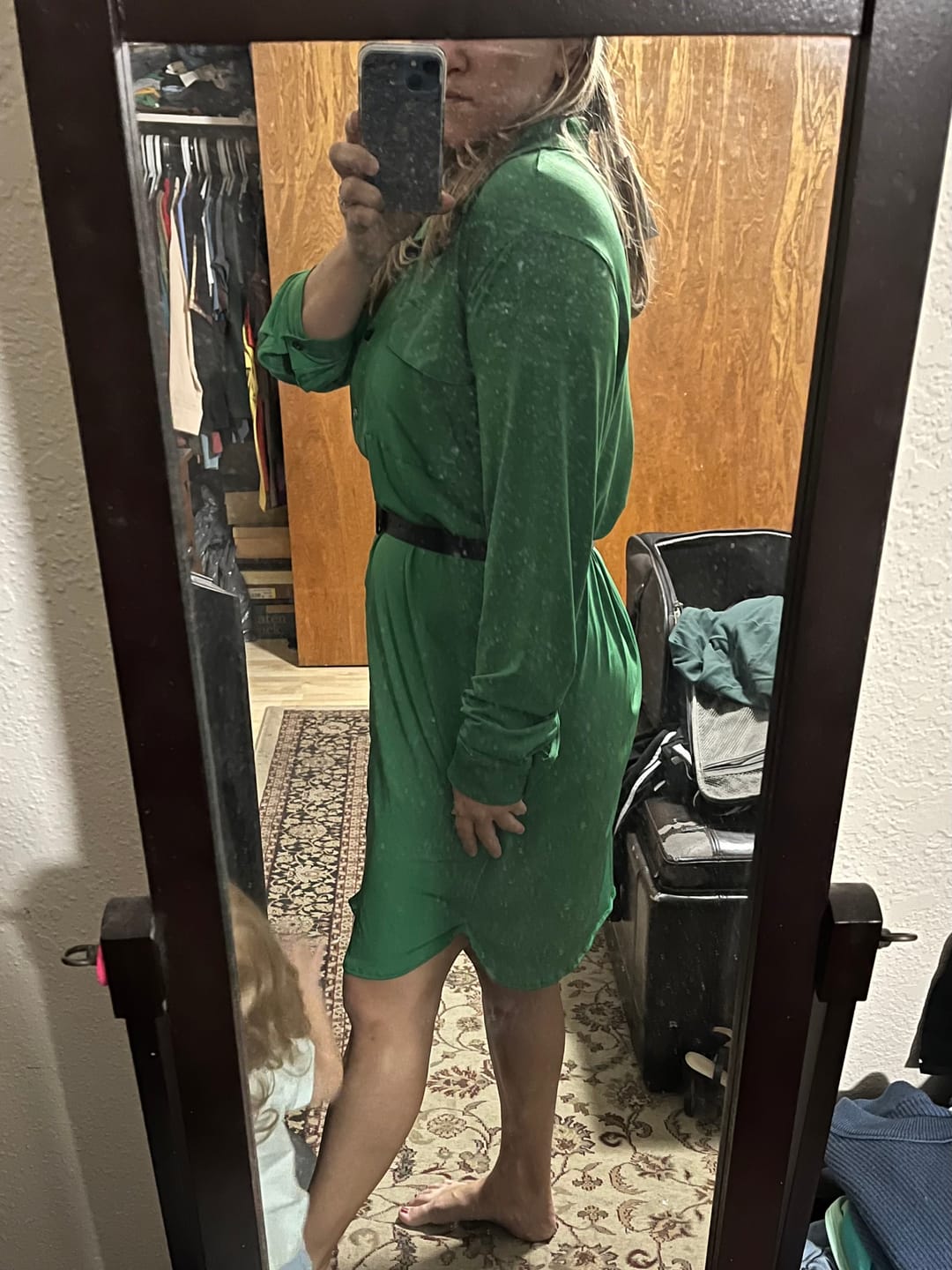 Customer photo review of Brigitte Brianna Shirt Dress