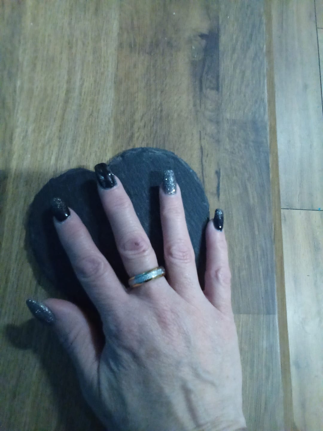 Customer photo review of The Golden Steel 6mm Wonder Ring