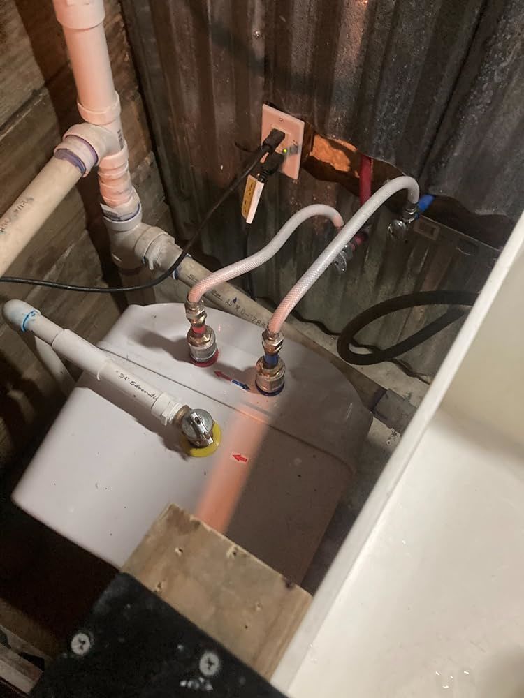 Customer photo review of Camplux Electric Mini Tank Point of Use Water Heater 120V - 6.0 Gallon