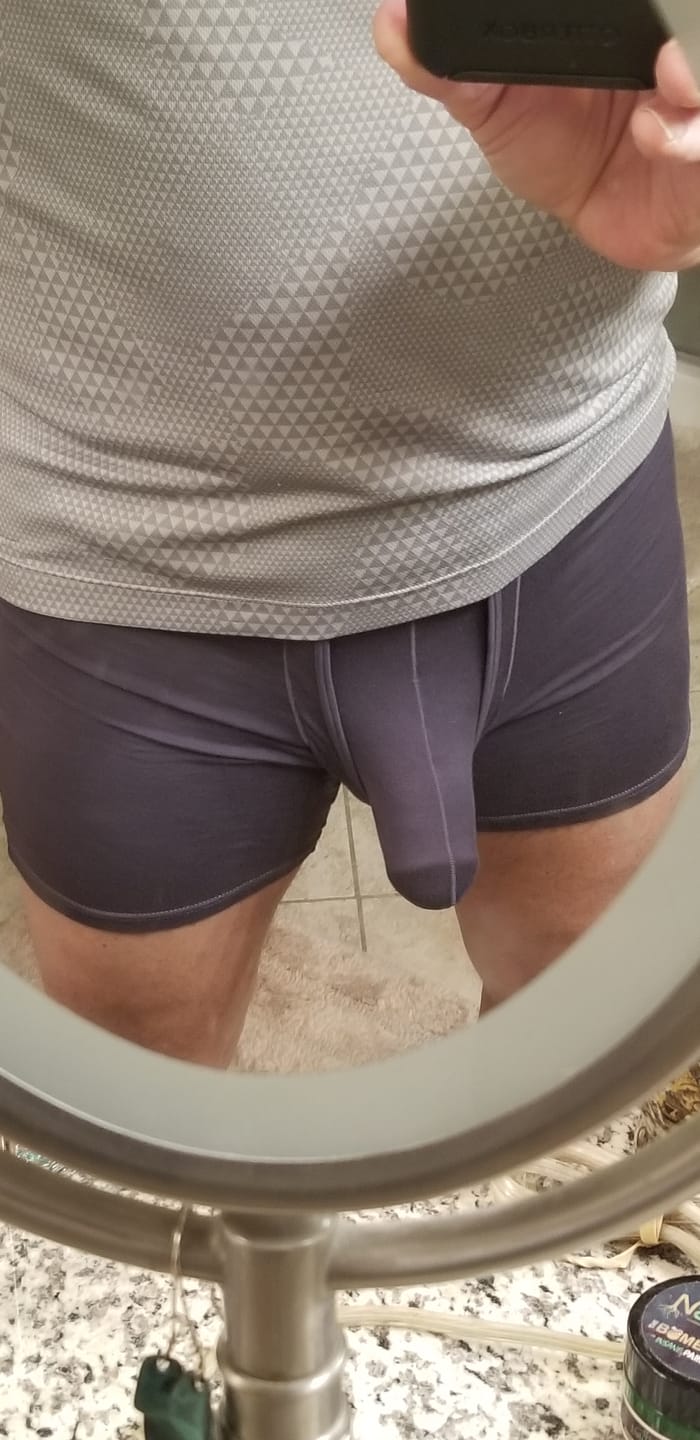 Customer photo review of 2 Pack Long Boxer Briefs with Separate Pouch