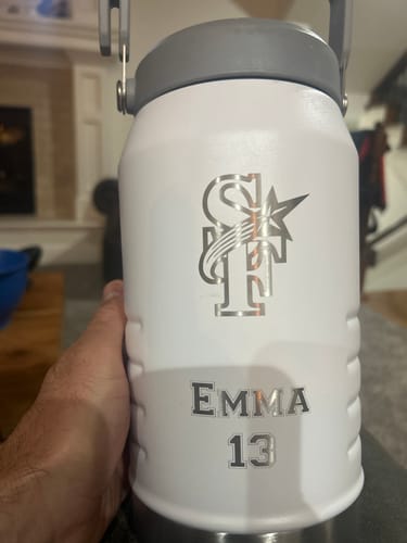 Customer photo review of IceFlow | 64 oz Flip Straw Jug