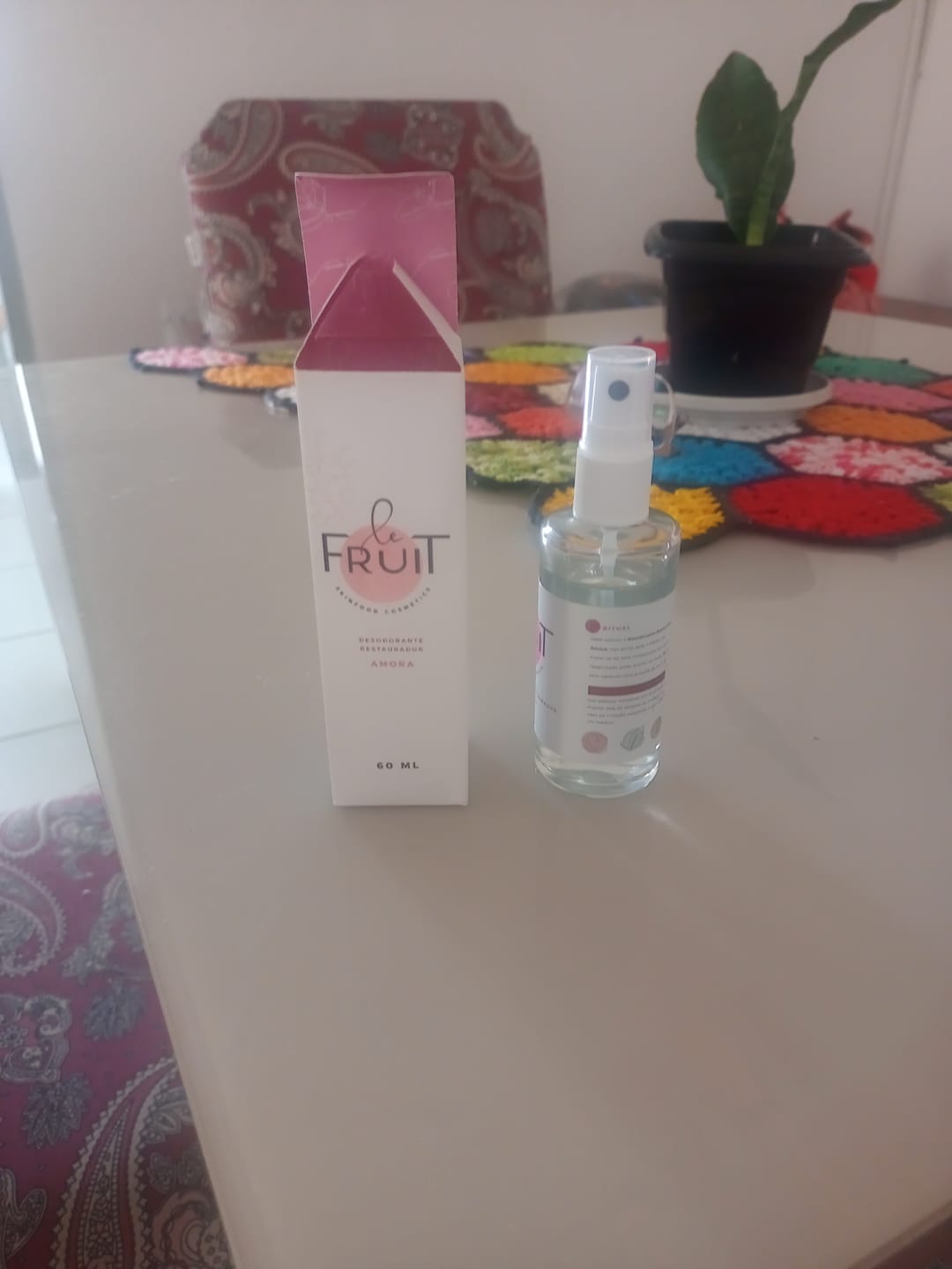 Customer photo review of Desodorante Hidratante