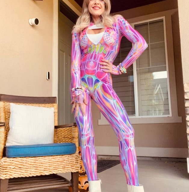 Customer photo review of Pink Morph Costume