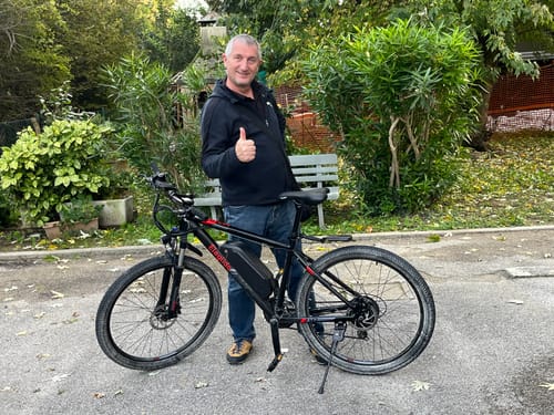 Customer photo review of Electric Mountain Bike M2