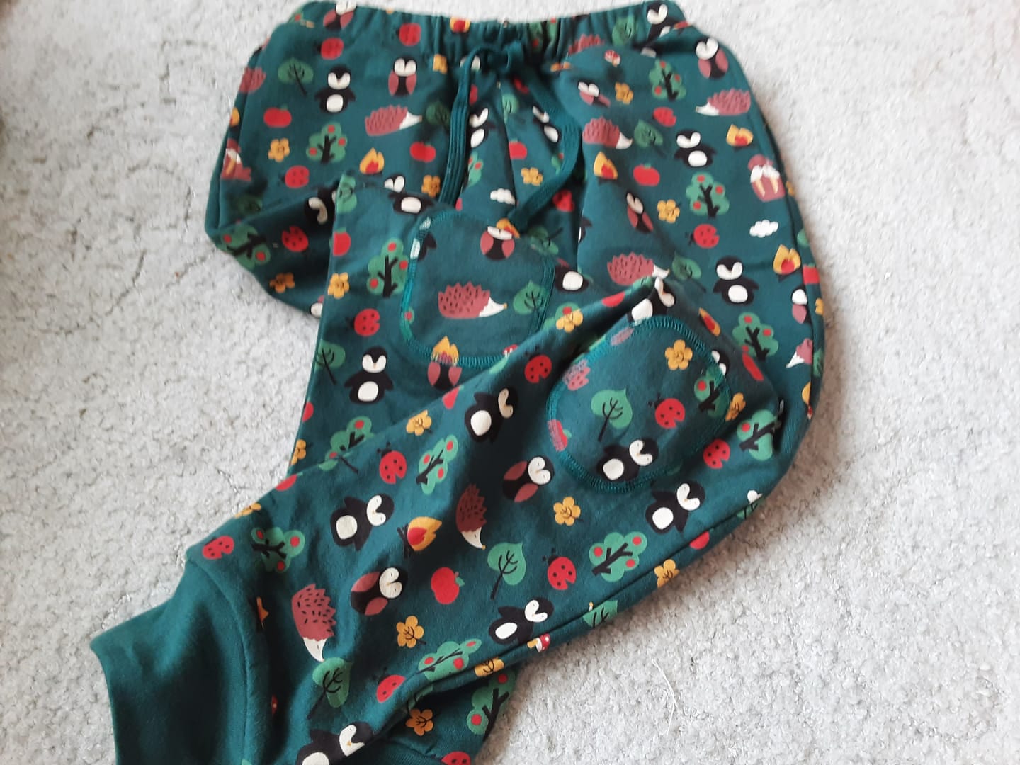 Customer photo review of Woodland Walk Knee Patch Cosy Joggers