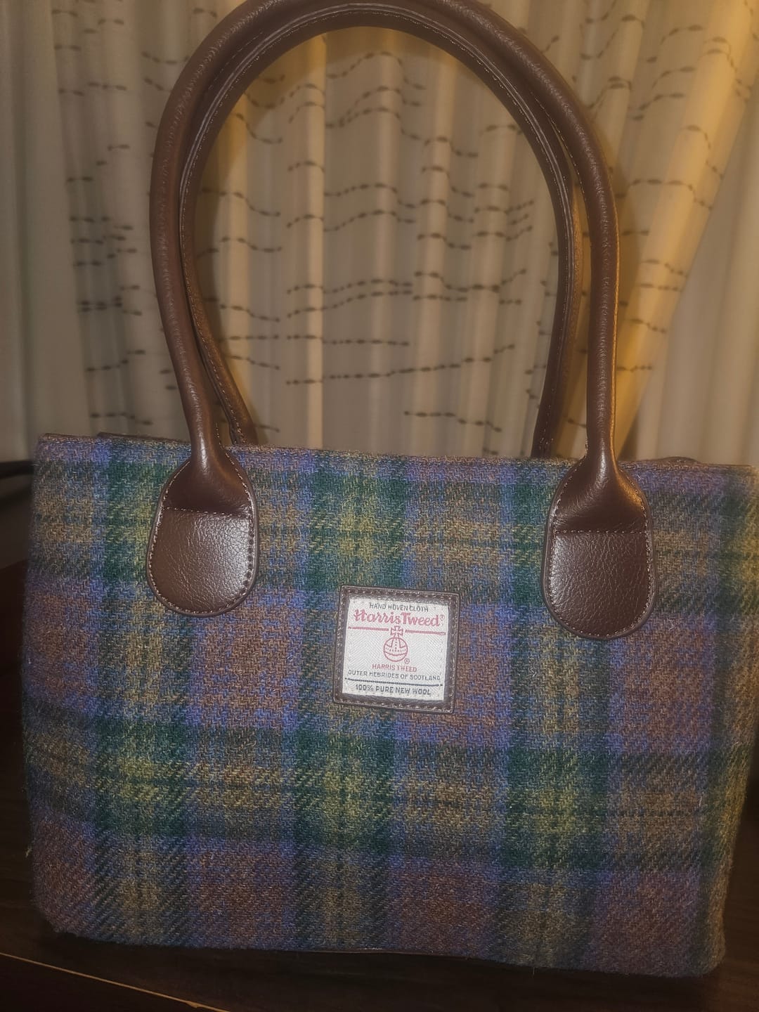 Customer photo review of Classic Harris Tweed Handbag
