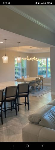 Customer photo review of JC BOULE DE Crystal Ball  Oval Chandelier 72″  24-Lights