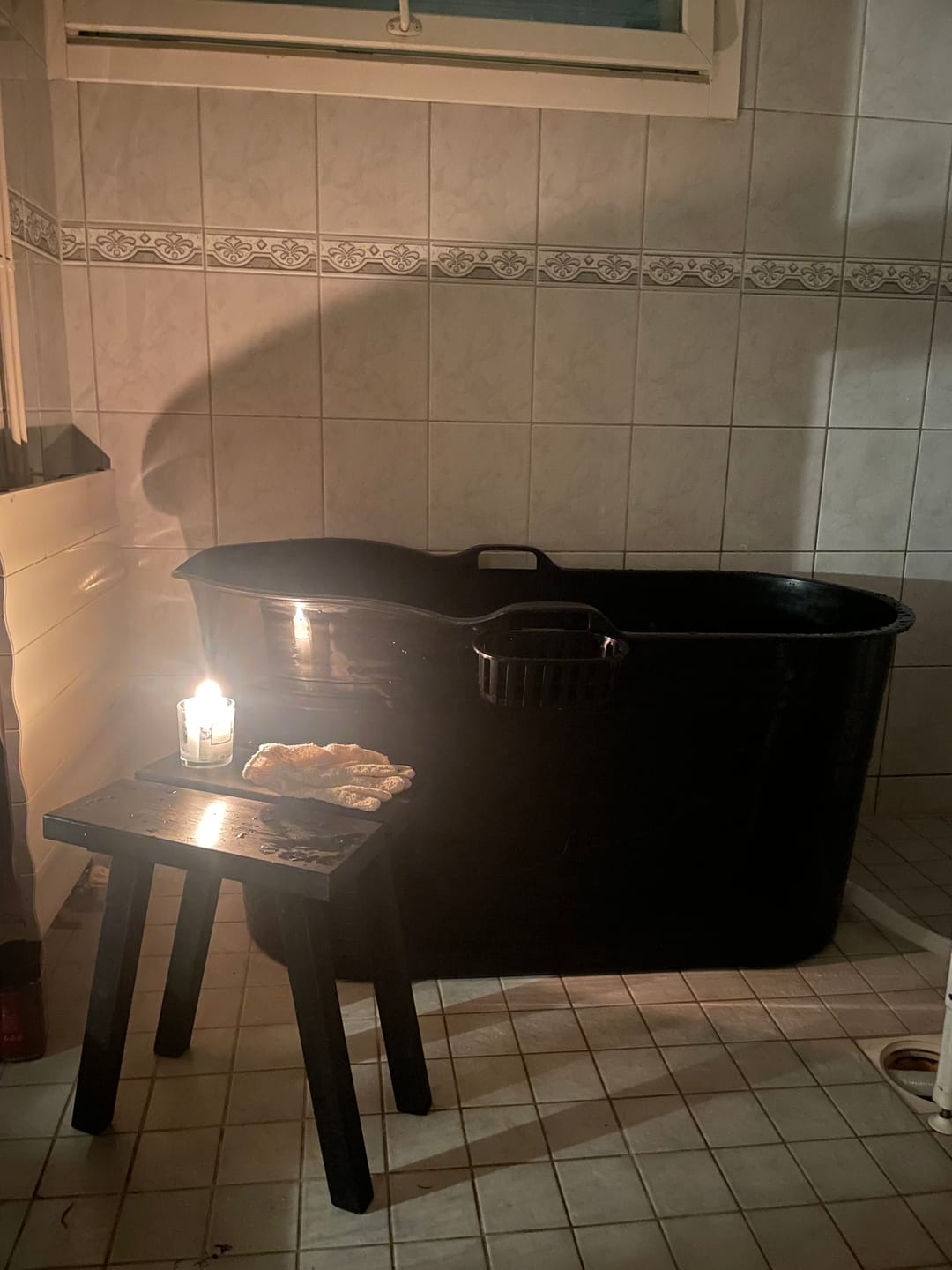Customer photo review of Kylpyamme XL Aikuisille