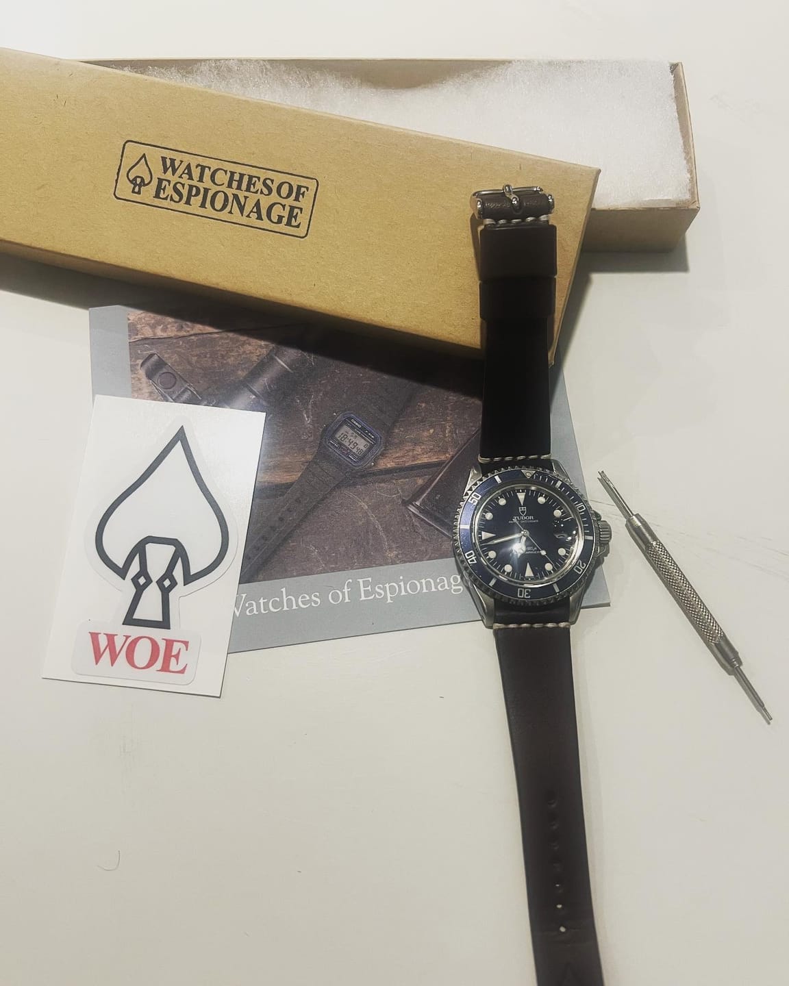 Customer photo review of Jedburgh Leather Watch Strap
