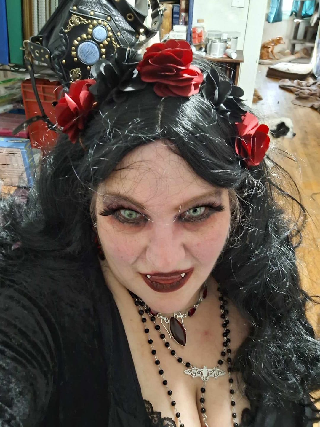 Customer photo review of New York Green Colored Contact Lenses