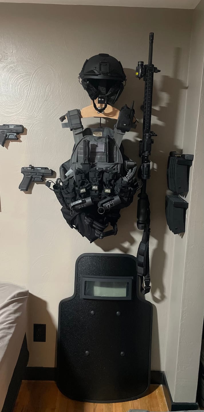 Customer photo review of RTS Tactical Active Shooter SWAT Ballistic Shield