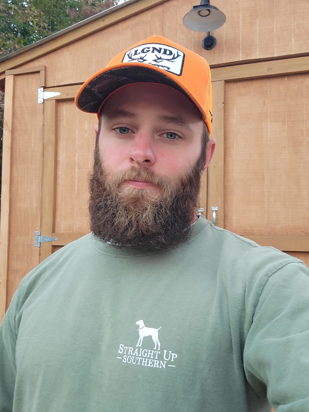 Customer photo review of Hunter Orange Snapback