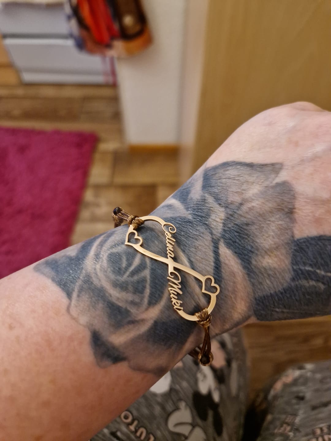 Customer photo review of Armband mit Unendlichkeitszeichen