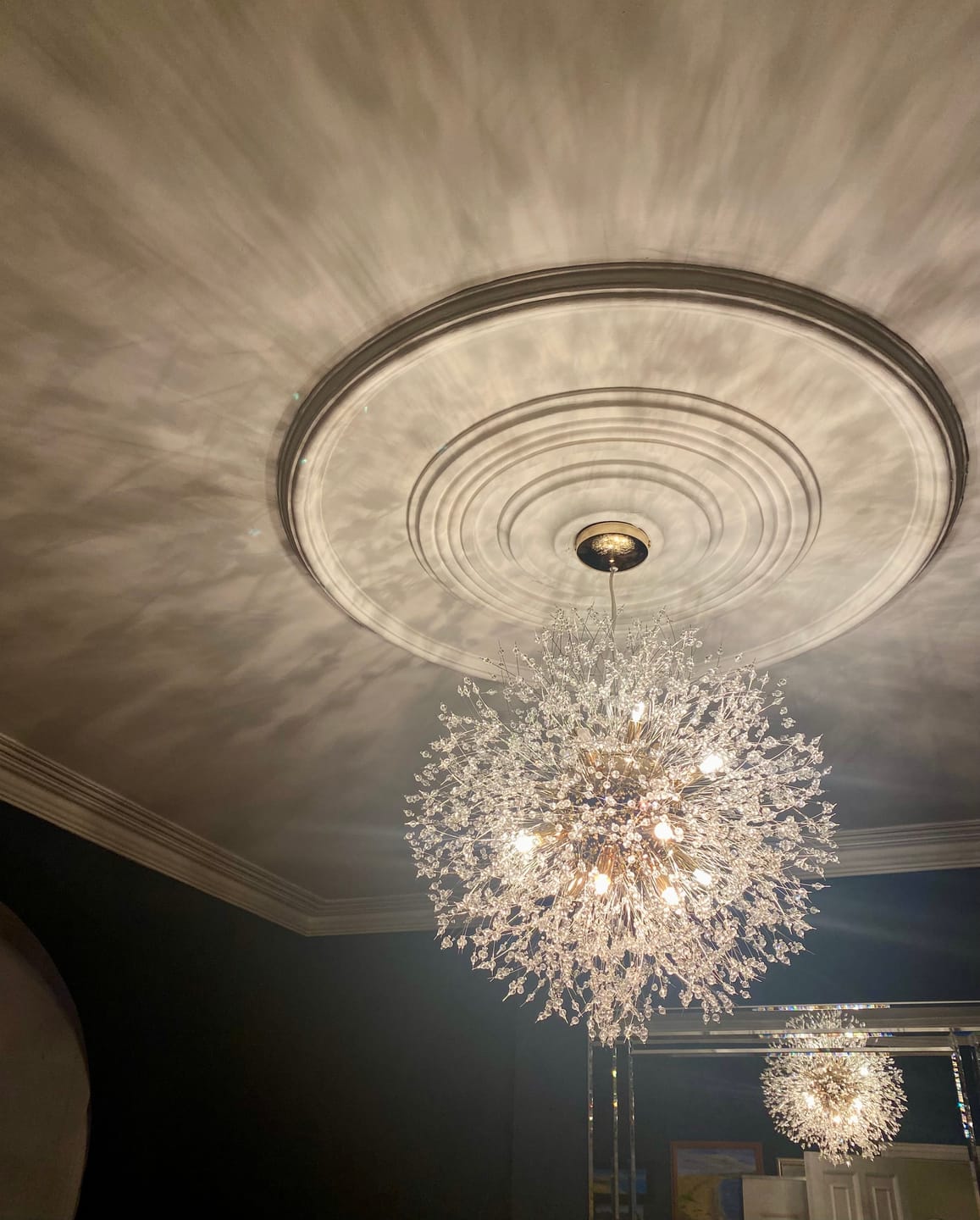 Customer photo review of Modern Crystal Sputnik Chandelier