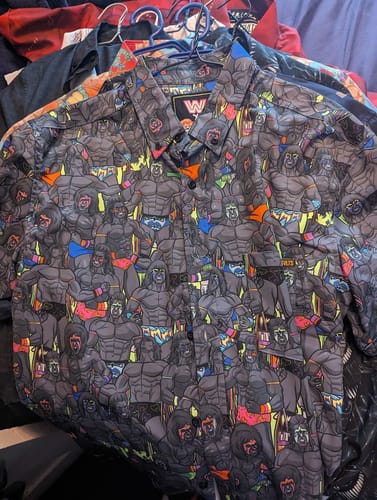 Customer photo review of Ultimate Warrior "Spirit of the Ultimate Warrior" – KUNUFLEX Short Sleeve Shirt