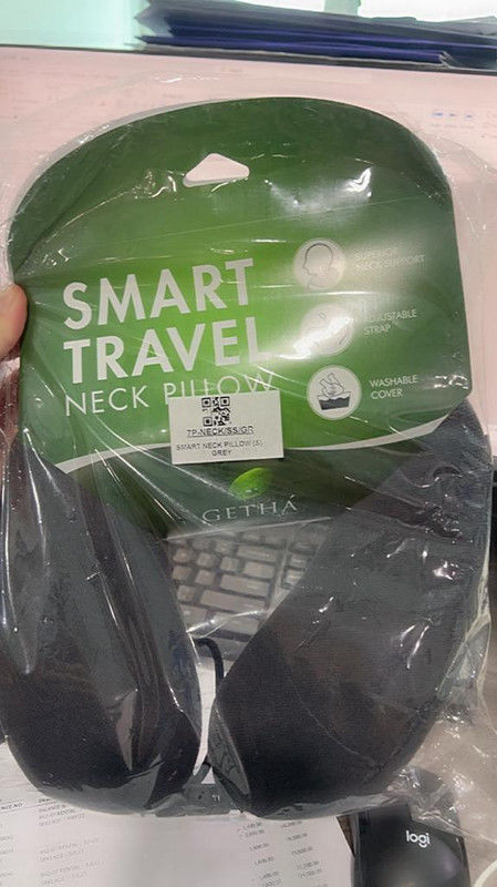 Customer photo review of Smart Neck Latex Pillow - Small