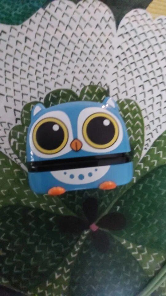 Customer photo review of NameStamp-Cute Animal Name Stamp