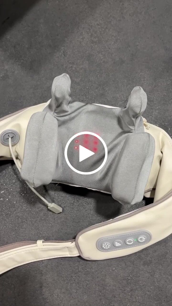 Customer video review of Massaggiatore Shiatsu per collo e spalle: profondo e rilassante