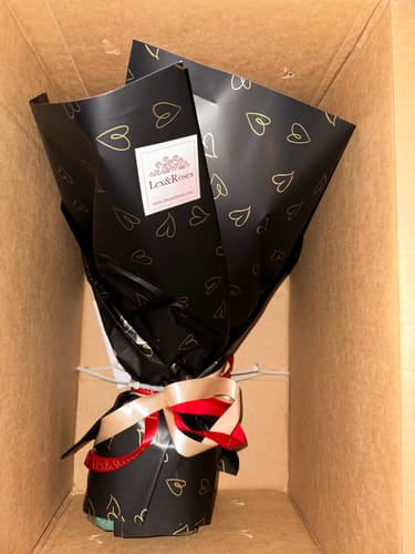 Customer photo review of Red Rose Bouquet