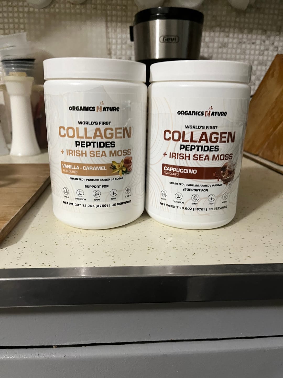 Customer photo review of Collagen Sea Moss Flavor Mix and Match Bundle