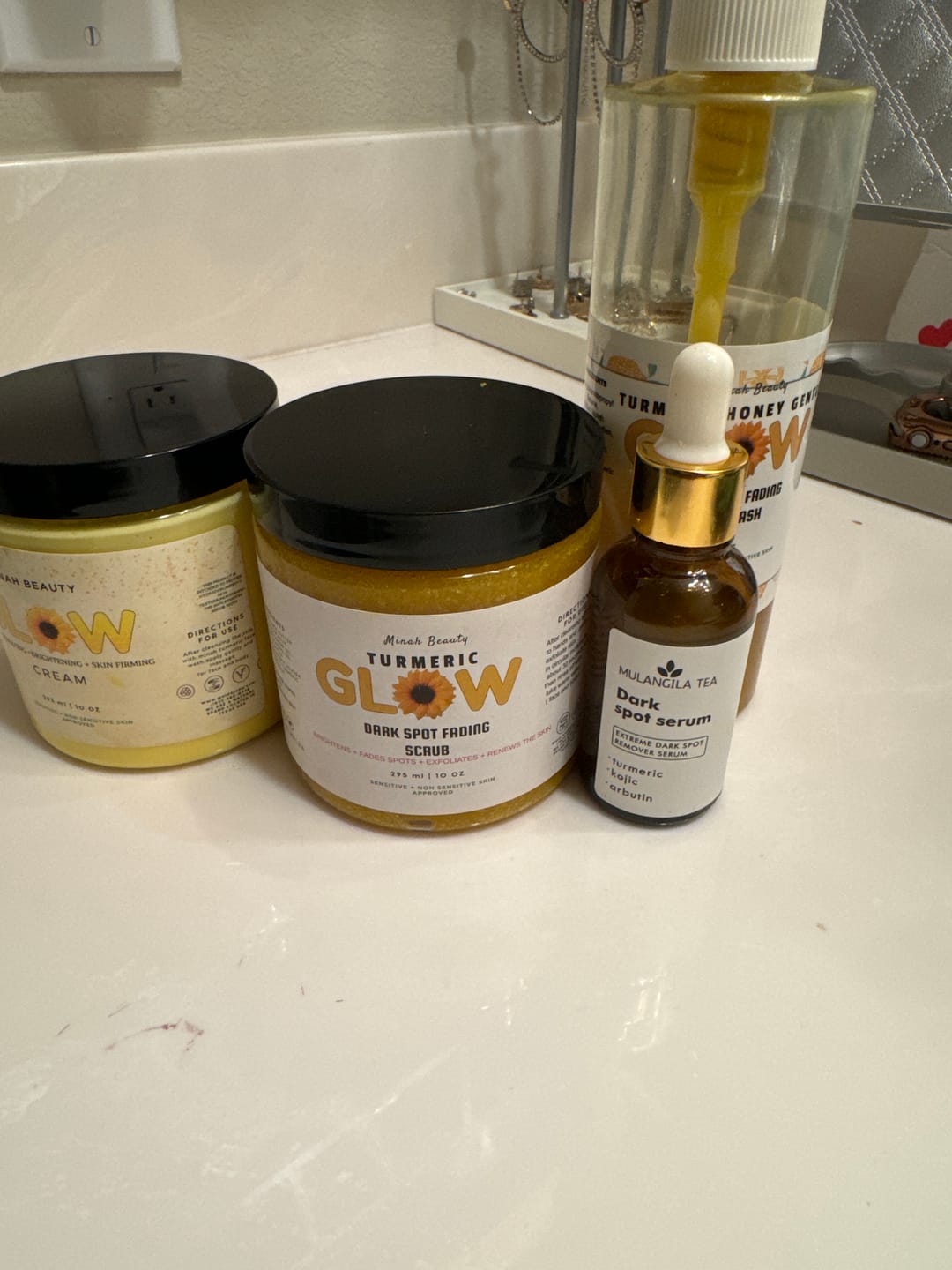Customer photo review of Dark spot serum