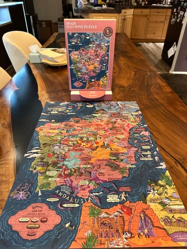 Customer photo review of Wine Puzzle - Spain