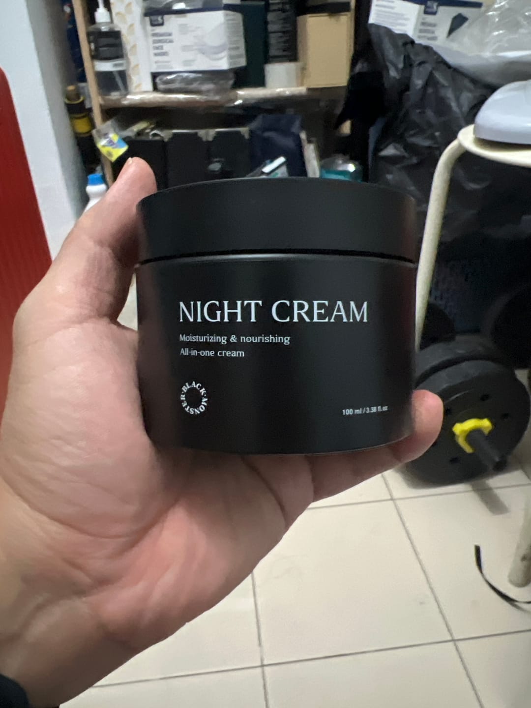 Customer photo review of Night Moisture Cream