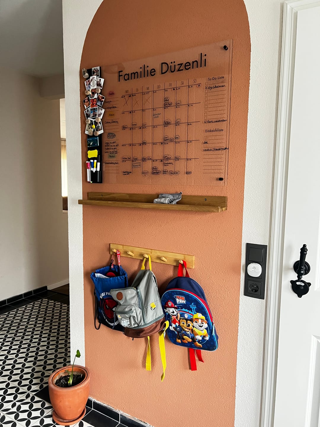 Customer photo review of Familienplaner für 4 Personen mit Magnetboard
